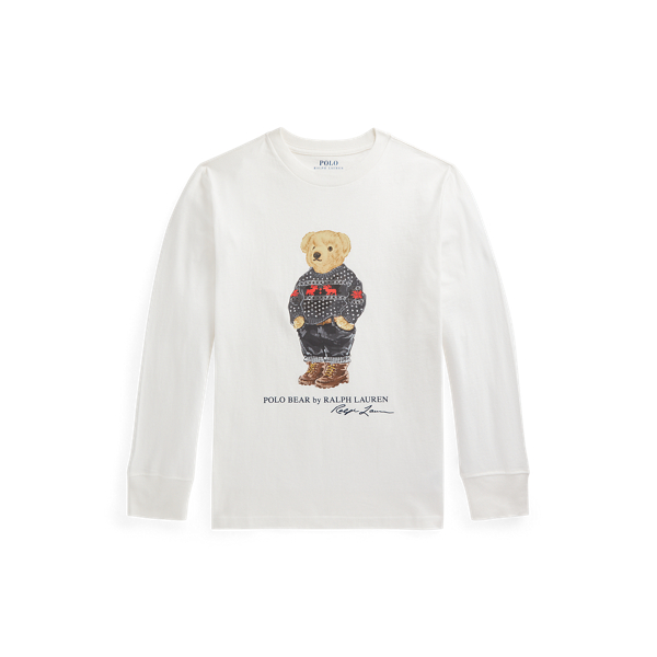 Polo Bear Cotton Long-Sleeve Tee Boys 6-14 Years 1