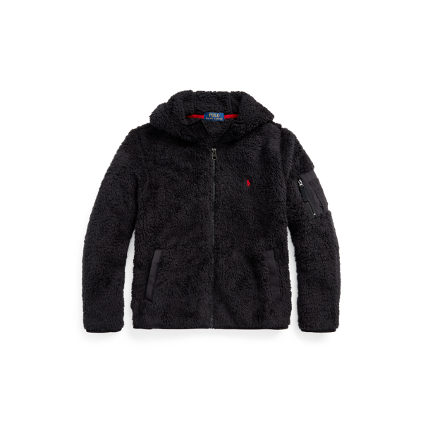 Teddy Fleece Hooded Jacket Boys 6-14 Years 1