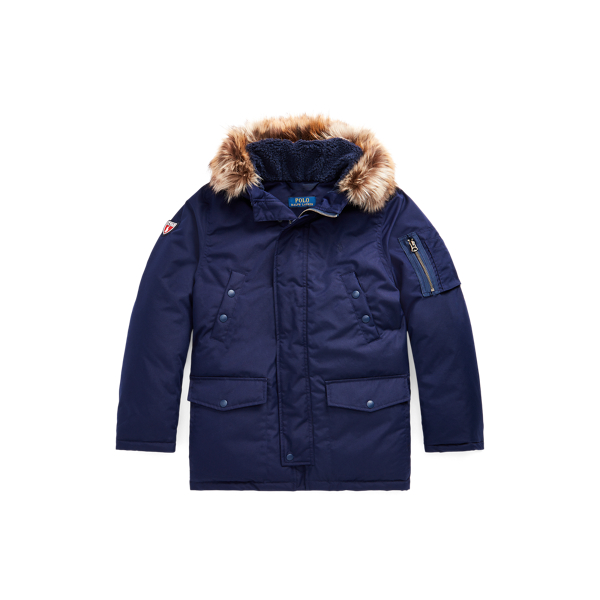 最新作【POLO RALPH LAUREN】Water-Repellent Twill Down Parka Polo Bear Water-Repellent Down Jacket