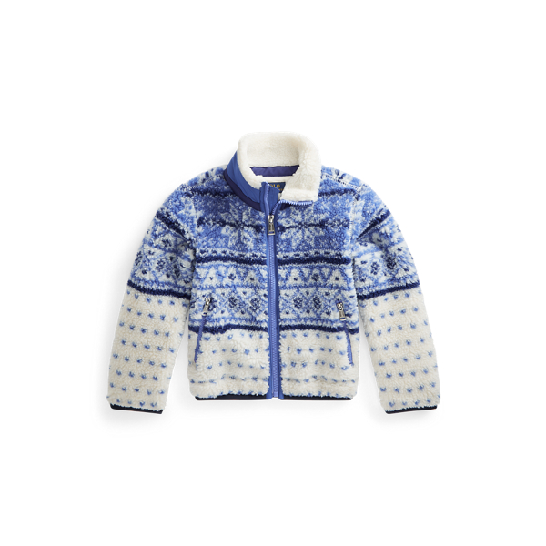 Fair Isle Fleece Jacket Girls 1.5-6.5 Years 1