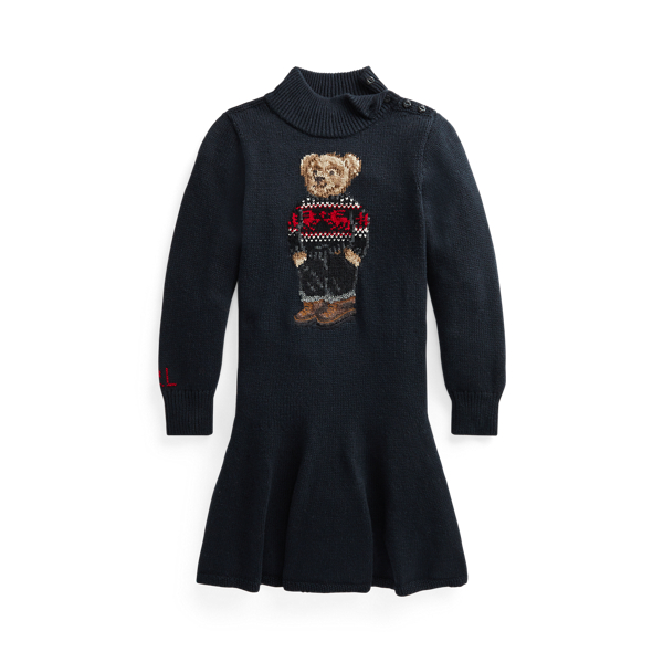 Polo Bear Cotton-Blend Jumper Dress Girls 1.5-6.5 Years 1