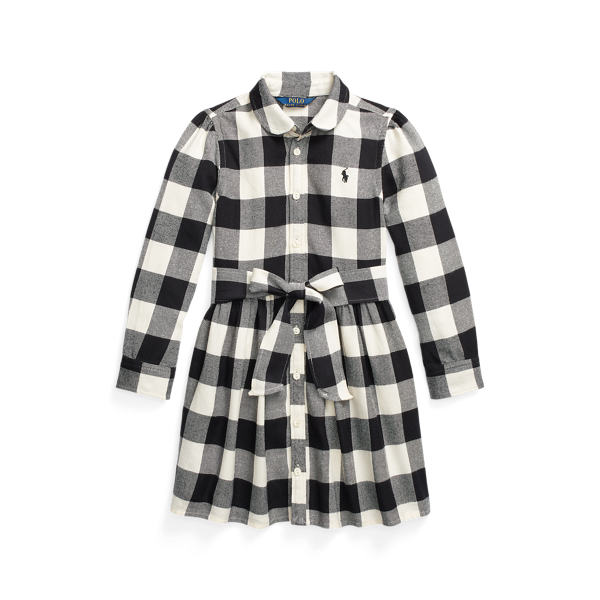 Buffalo Check Cotton Twill Shirtdress Girls 1.5-6.5 Years 1