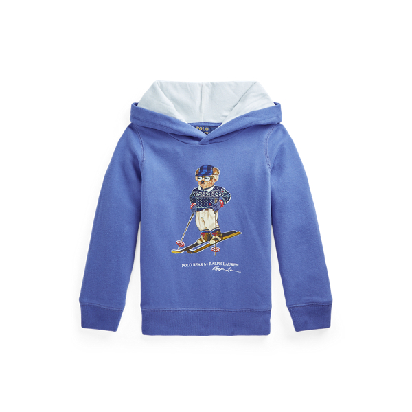 Polo Bear Fleece Hoodie Girls 1.5-6.5 Years 1