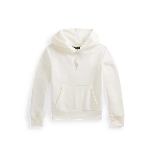 Metallic-Pony Fleece Hoodie