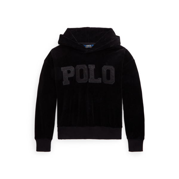 Velours logosweatshirt GIRLS 7-14 YEARS in 1