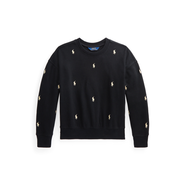 Polo Pony Fleece Sweatshirt Girls 7-14 Years 1