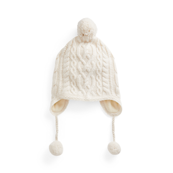Wool-Cashmere Earflap Hat