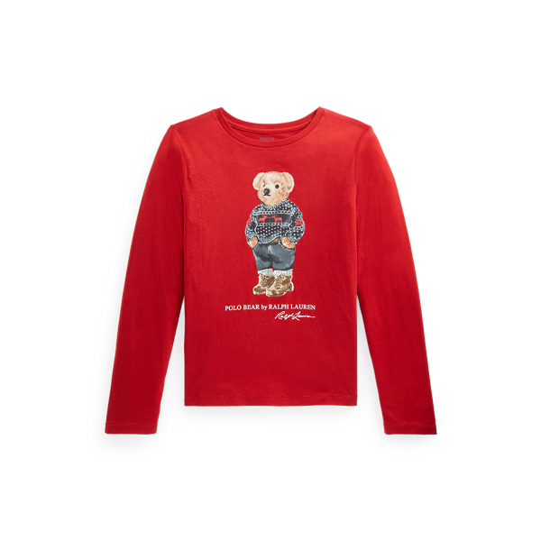 Polo Bear Cotton Jersey Tee GIRLS 7-14 YEARS 1