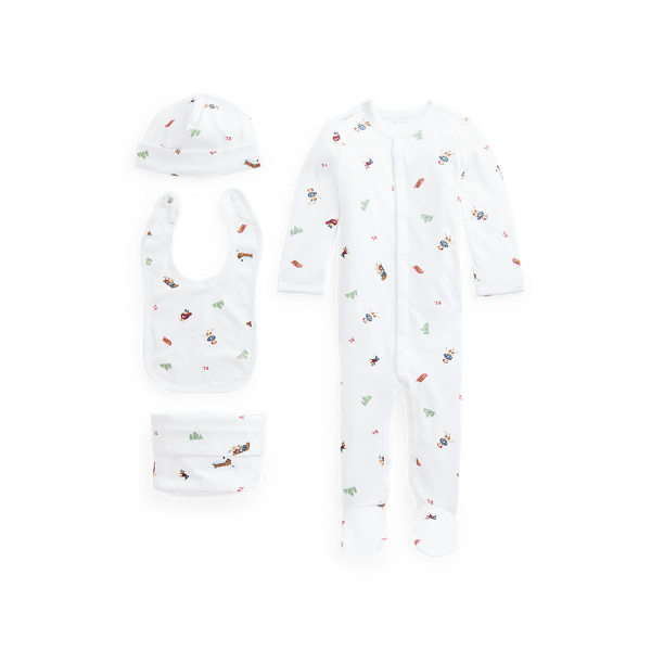 Polo Bear 4-Piece Gift Set Baby Boy 1