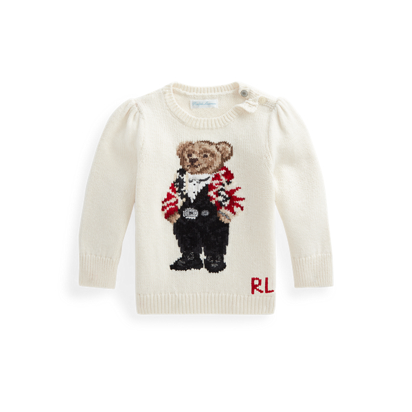 Polo Bear Wool-Blend Jumper Baby Girl 1