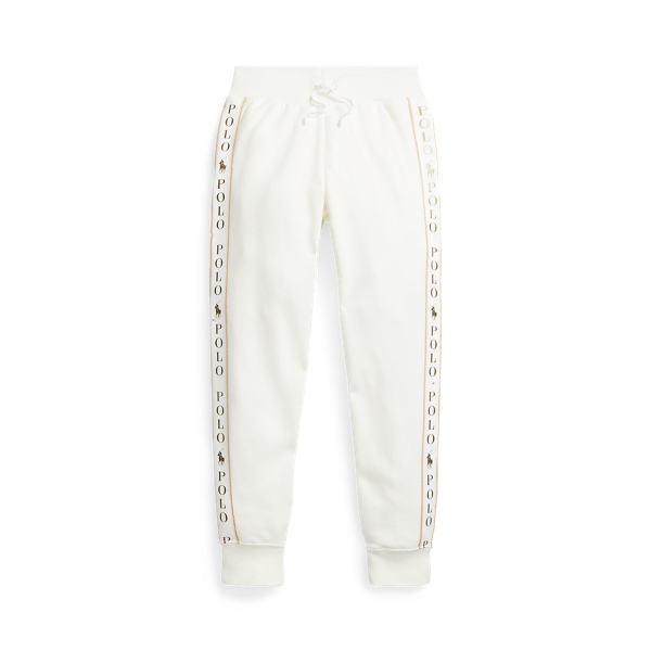 Metallic-Logo Fleece Jogger