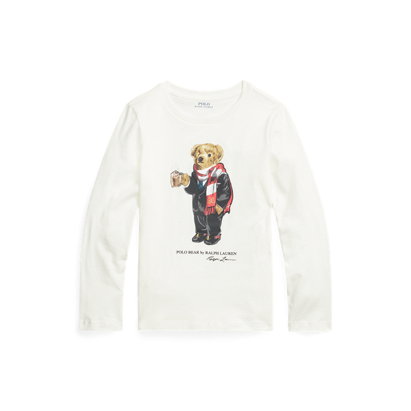 Polo Bear Cotton Long-Sleeve Tee