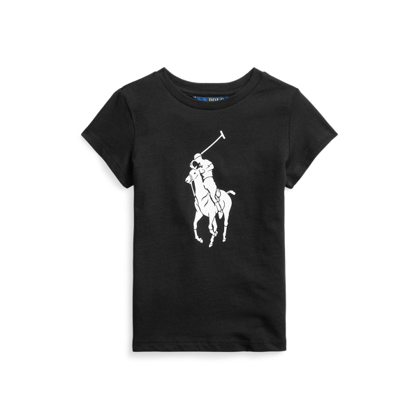 Metallic Big Pony Cotton Jersey T-Shirt Girls 1.5-6.5 Years 1