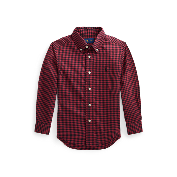 Plaid Cotton Twill Shirt