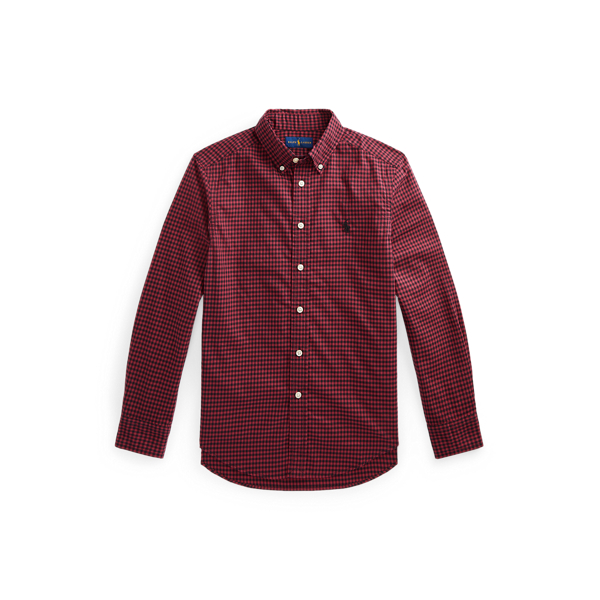 Chemise en serg&eacute; de coton &eacute;cossais
