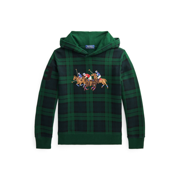 Fleece-Kapuzenpullover mit Dreifach-Pony Boys 6-14 Years in 1