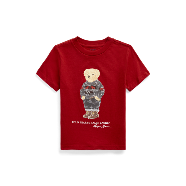 Polo Bear katoenen jersey T-shirt Boys 1.5-6 Years in 1