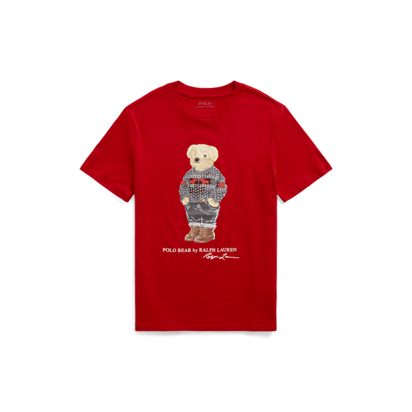 Polo Bear Cotton Jersey Tee Boys 6-14 Years em 1
