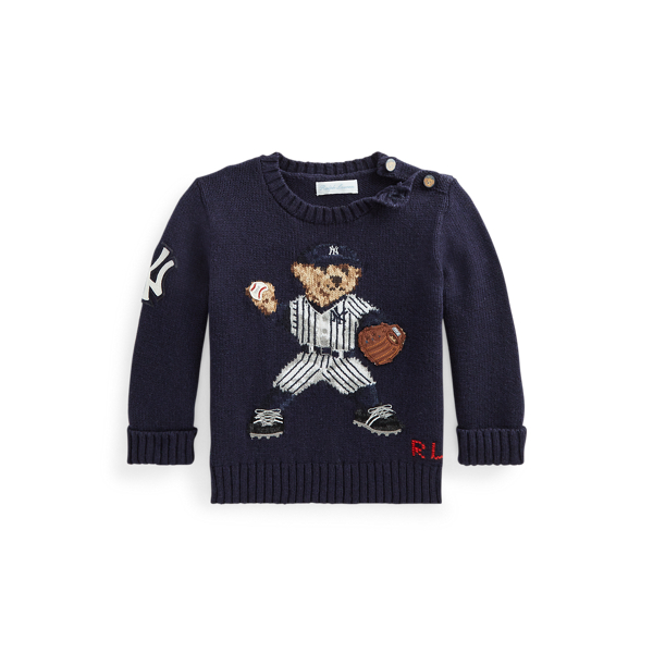 Camisola Yankees Bear Polo Ralph Lauren Baby Boy em 1