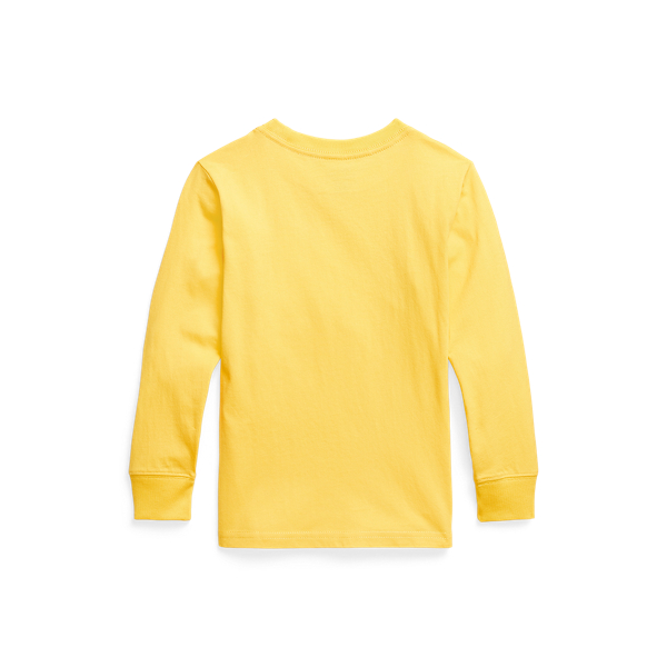 Yellow Polo Bear Cotton Long-Sleeve Tee Boys 1.5-6 Years 2