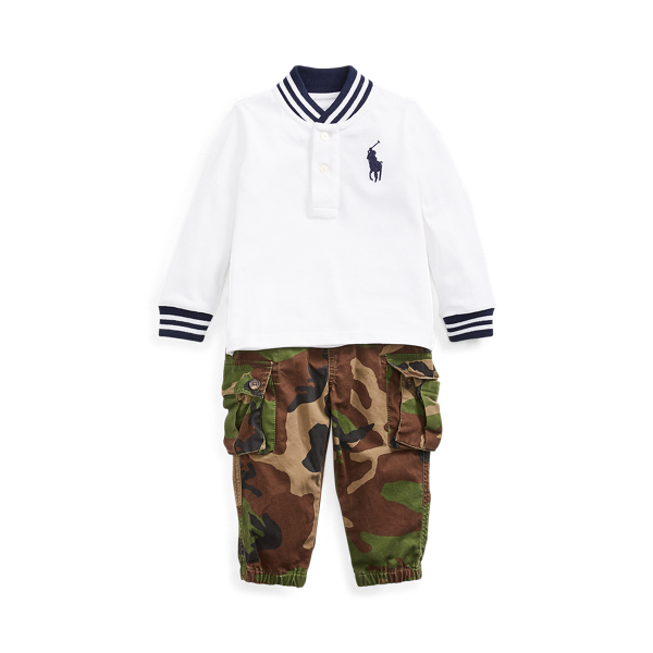 Cotton T-Shirt &amp; Cargo Set