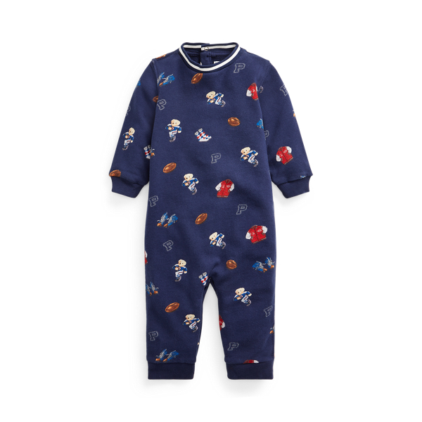 Polo Bear Cotton Terry Coverall