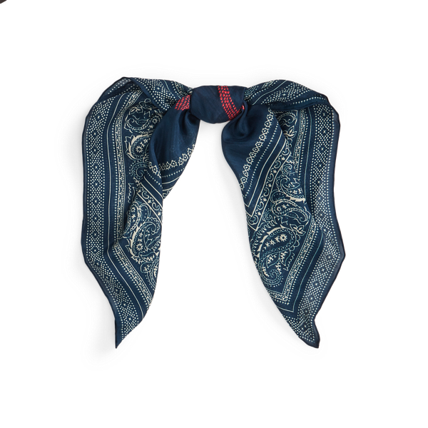 Renee Silk-Blend Square Scarf Lauren 1