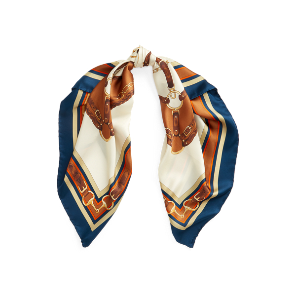 Mina Silk Twill Square Scarf