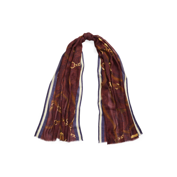 Leanna Equestrian Wrap Scarf Lauren 1