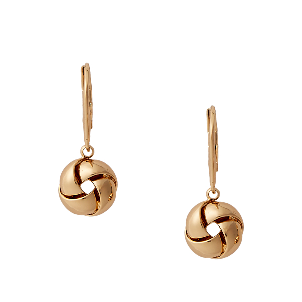 Pendants d'oreilles &agrave; n&oelig;ud crois&eacute; Lauren en 1