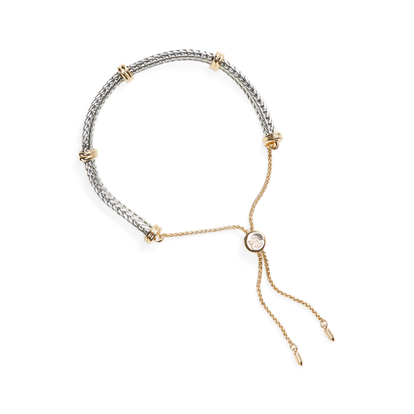 Bracelet coulissant bicolore