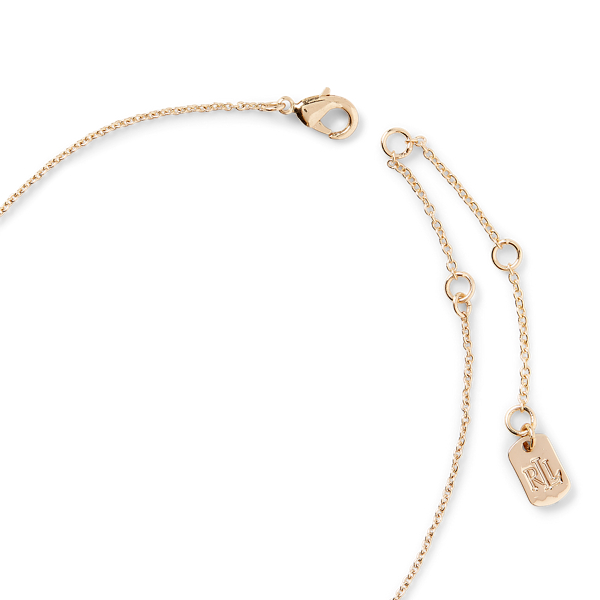 Gold Gold-Tone Y-Necklace Lauren 2