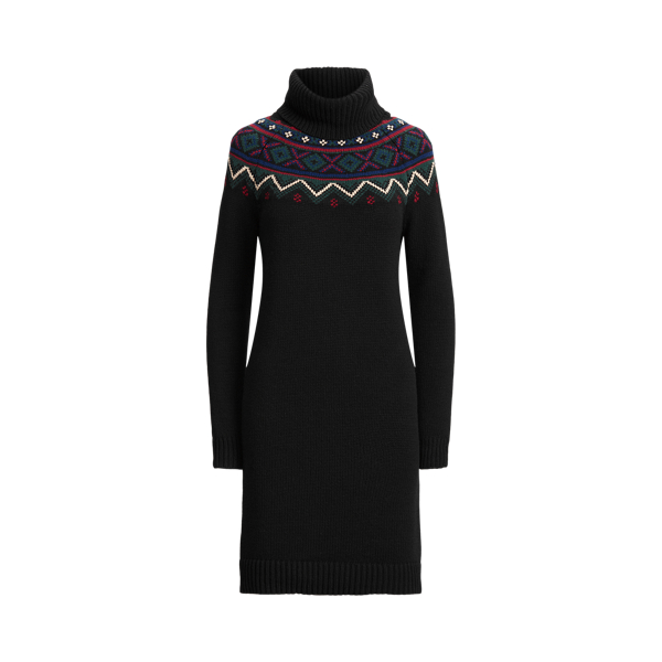 Vestido de punto Fair Isle