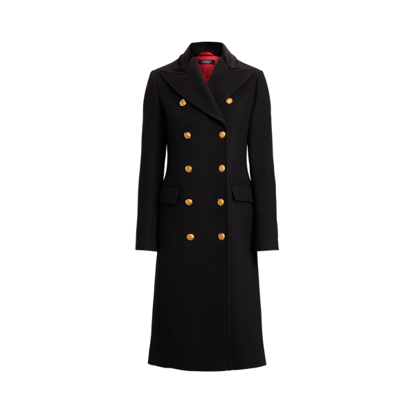 Double-Breasted Wool-Blend Coat Lauren 1