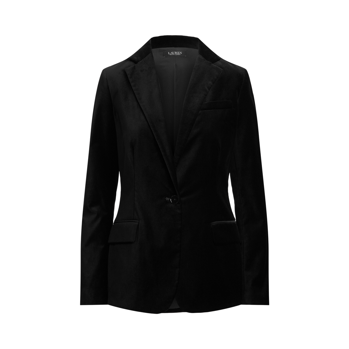 Ralph lauren stretch velvet blazer on sale