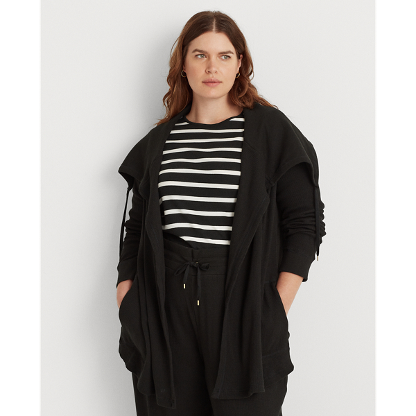 Thermal knit cardigan sales