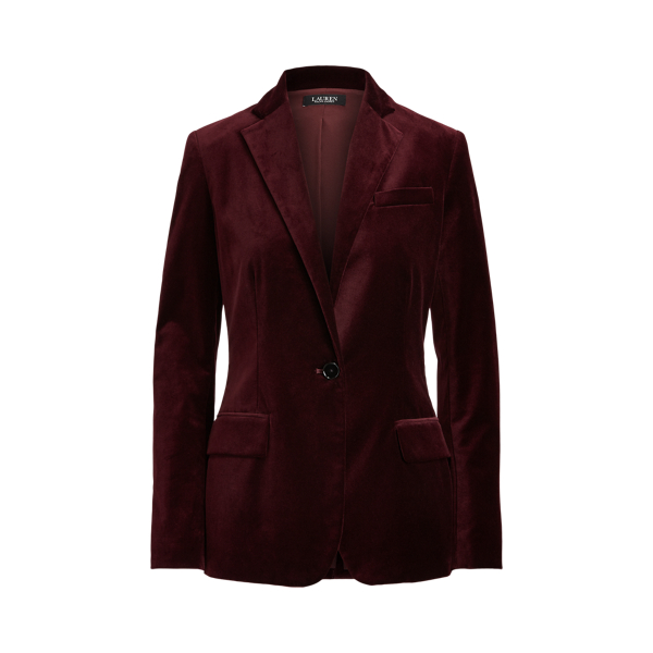 Stretch Velvet Blazer Lauren 1