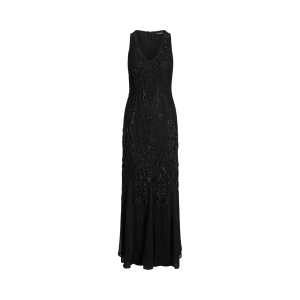 Robe sans manches paillet&eacute;e