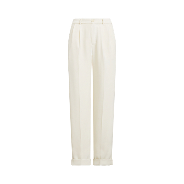 Sable Crepe Pleated Trouser Lauren 1