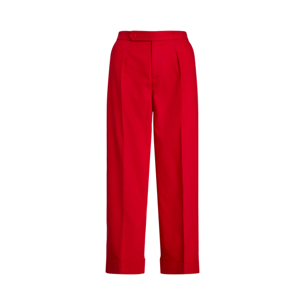 Pantal&oacute;n tobillero plisado de crep&eacute; Lauren en 1
