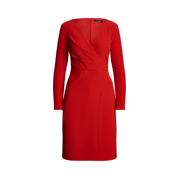 Robe&nbsp;&agrave; manches longues en cr&ecirc;pe Lauren en 1