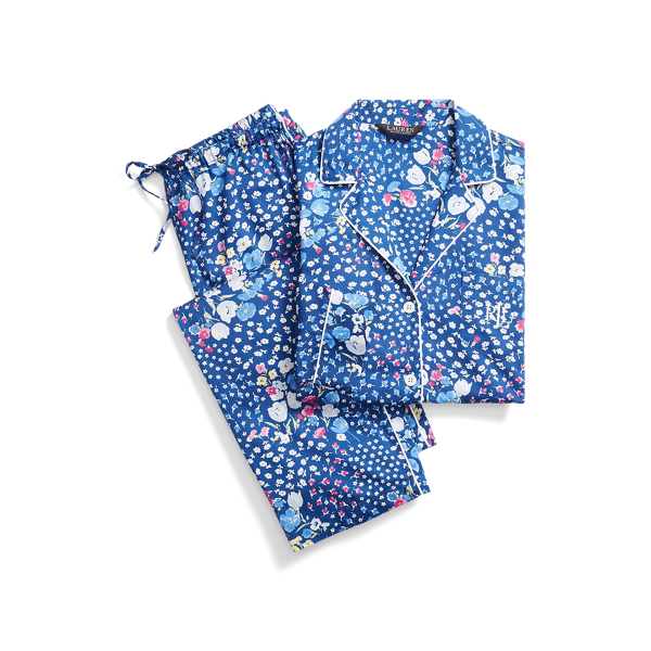 Floral Sateen Sleep Set Lauren 1