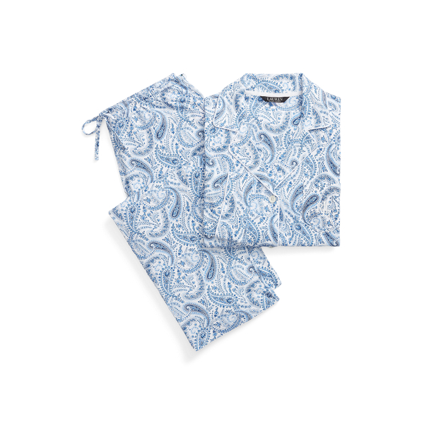 Paisley Knit Cotton Sleep Set Lauren 1