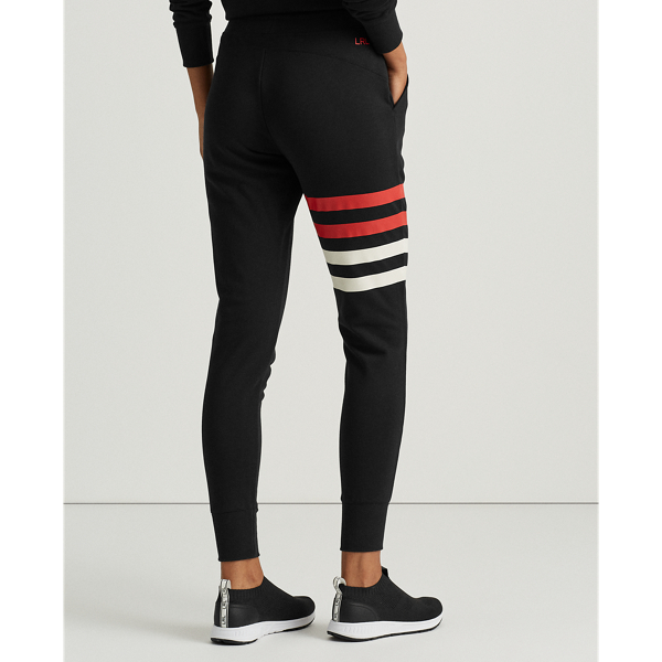 French Terry Jogger Pant Lauren em Black 5