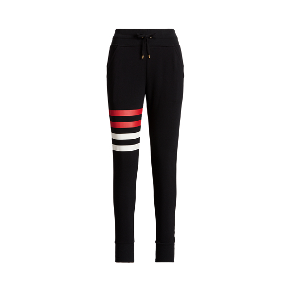 French Terry Jogger Pant Lauren em Black 2