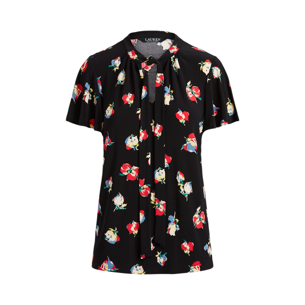 Stretch Jersey Top met Bloemenprint Lauren in 1