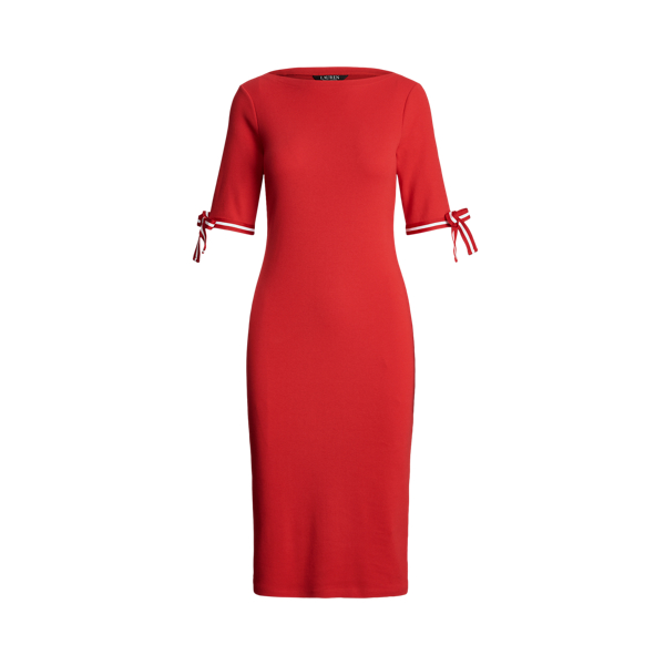Cotton Boatneck Dress Lauren 1
