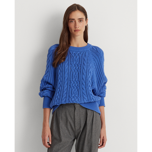 Cable-Knit Dolman-Sleeve Jumper for Women Ralph Lauren® OM