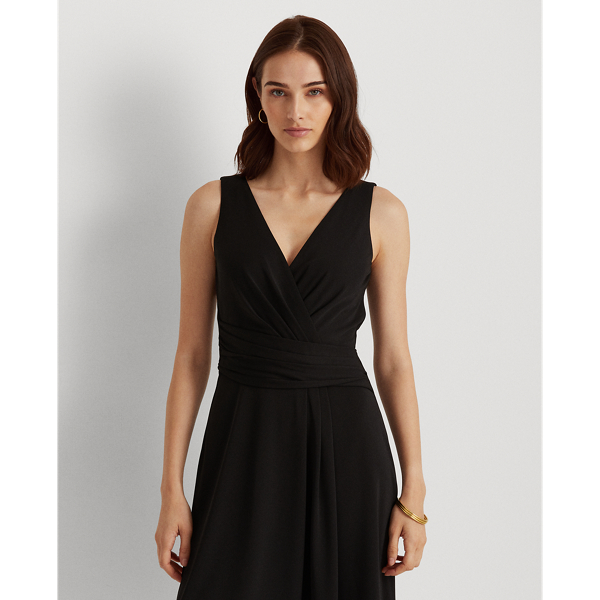 &Auml;rmelloses Jerseykleid Lauren in Schwarz 4