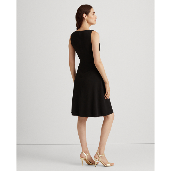 &Auml;rmelloses Jerseykleid Lauren in Schwarz 5